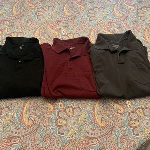 THREE ROUNDTREE and YORK POLOS